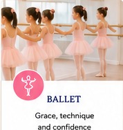 Children in ballet class