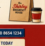 Takeaway bag illustration