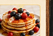Pancakes with berries